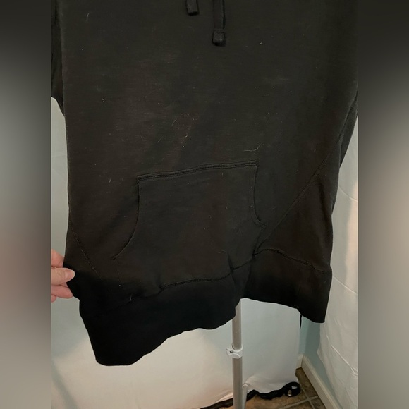 Nike Vintage Y2K Sleeveless‎ Hooded Sweatshirt Black Workout Size M - Picture 8 of 11